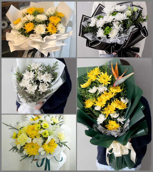 山东临沂蒙阴县蒙阴街道白事花束代送